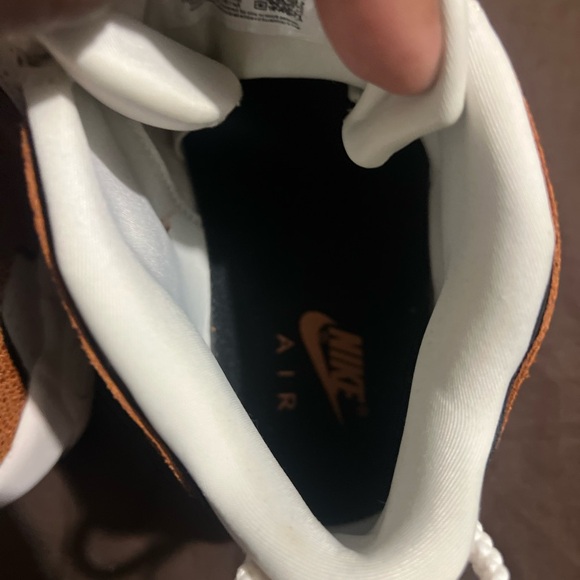 Nike Women's Sneakers White and Brown Air Max Uptempo Fits Men 12.5 new - Picture 4 of 8